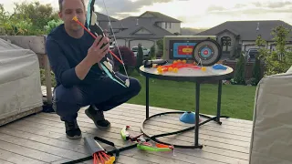 Bow and Arrow for Kids, Kids Archery Set with Light-up LED Includes 10 Suction