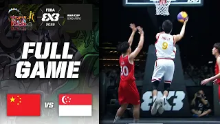 China v Singapore | Men | Full Game | FIBA 3x3 Asia Cup 2022