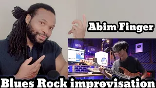 Blues Rock "improvisation" style (Cover By Abim Finger Reaction)