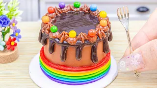 Easy Making Chocolate Cake Hacks | Fancy Miniature Cake Rainbow Decorating | Best Of Miniature Cakes