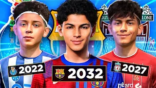 EU JOGUEI TODA CARREIRA DO RONALDO JR no FIFA 22