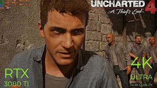 UNCHARTED 4 A Thief‘s End Ultra DLSS Quality @4k i9-12900k 5.1 RTX 3080 ti