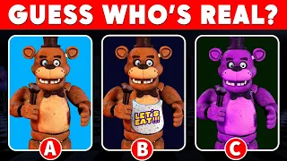 Guess The Real FNAF CHARACTER | Five Nights At Freddy's Movie Quiz
