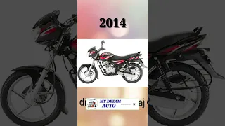 Evolution of bajaj discover (2004~2020) #shorts