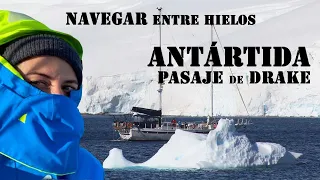 Antártida en velero - Navegación entre hielos