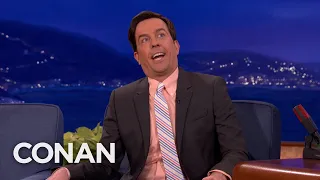 Ed Helms & John Krasinski Impersonate Rocks | CONAN on TBS