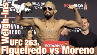 UFC 263 CEREMONIAL WEIGH-INS: Deiveson Figueiredo vs Brandon Moreno