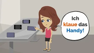 Deutsch lernen | Mia klaut ein Handy!