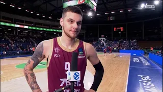 Deividas Sirvydis in the Eurocup game against Gran Canaria (2024 01 10)