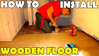 How To Install a WOODEN FLOOR