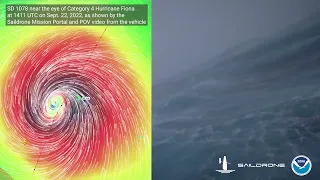 Split Screen Hurricane Fiona SD 1078 9 22 14 11