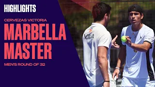 Highlights 🚹 Round of 32 (4) Cervezas Victoria Marbella Master 2022 1