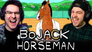 OUR FIRST TIME WATCHING BOJACK HORSEMAN! | Bojack Horseman Episode 1 REACTION