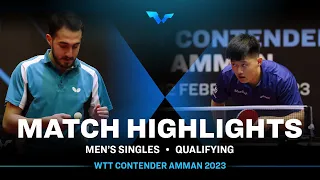 Fanbo Meng vs Hasan Alhourani | MS Qual |  WTT Contender Amman 2023