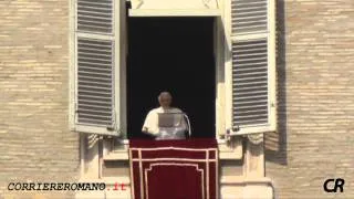 Ultimo Angelus di Papa Benedetto XVI, piazza San Pietro 24/02/2013