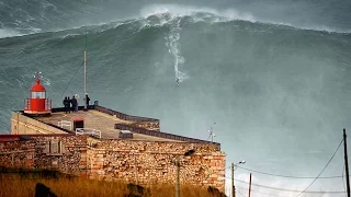 Nazaré ola de 30 metros