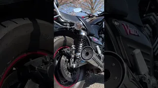 VMAX1200マフラー交換前後　OVER RACING 音比較動画