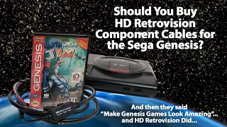 Should You Buy HD Retrovision RGB Component Video Cables for the Model 1 & Model 2 Sega Genesis