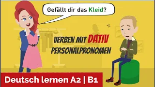 Learning German A2, B1 / Verbs with Dative / Personal Pronoun in Dative / Vocabulary: Clothing