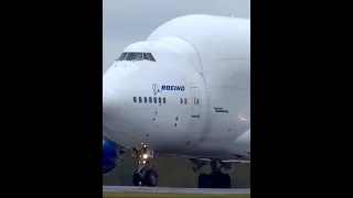 Incredible 747 Dreamlifter Takeoff | +Rotate