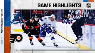 Lightning @ Flyers 11/18/21 | NHL Highlights