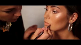 Нежный макияж в стиле nude с использованием коллекции Jennifer Lopez by INGLOT!