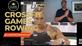 Rowing Coach reacts to Crossfit Games Jackie Pro rowing workout