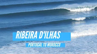 Surfing Praia Ribeira d'Ilhas - Surf in Ericeira Portugal - World Surfing Reserve