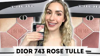 DIOR 5 COULEURS ROSE TULLE EYESHADOW PALETTE 💞 SWATCHES, DEMO, REVIEW, COMPARISONS