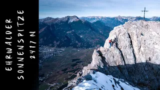 Ehrwalder Sonnenspitze 2417m - Herbstliche Tagestour auf einen markanten Gipfel der Mieminger Kette