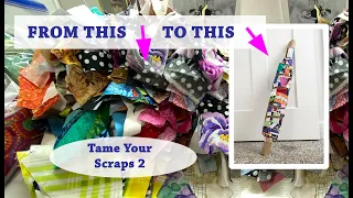 TAME YOUR SCRAPS! | FABRIC BOLT 2 From SCRAPS! | 8 YARDS (x16") OF SCRAP FABRIC! | 7.3 meters x 40cm