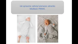 Pierwsze ubranko noworodka PRIMO bez nogawek - proste ubieranie i idealne przewijanie noworodka!