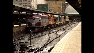 Australian diesel locomotives - Clyde Engineering centenary - Sydney - July 1998
