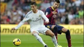 Cristiano Ronaldo destroying Gerard Pique