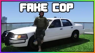 GTA 5 Roleplay - Fake Cop Gets Chased By Real Police | RedlineRP