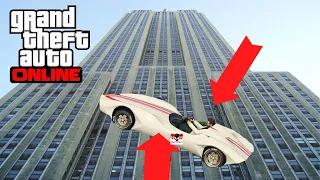 $5,000,000 CAR DRIVES UP BUILDINGS! SCRAMJET VS SCRAMJET! *INSANE* GTA5 THUGLIFE #11