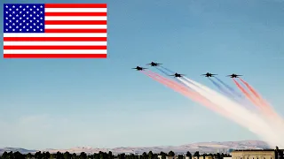 Happy 4th of July, America!  SR-71 Blackbird passes the sound barrier as F-14 Tomcats fly by.