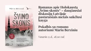 Mārio Bērzinio romano „Švino skonis“ pristatymas