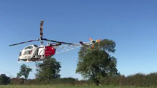 Electric Vario Lama 1/4 scale RC helicopter