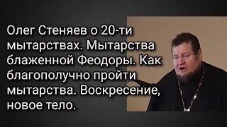 Олег Стеняев о 20-ти мытарствах. Мытарства блаженной Феодоры. Воскресение, новое тело.