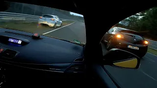 Megane RS Nürburgring at Sunset - with a very close call!