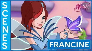 Winx Club - Francine ALL Scenes (Seasons 1-7)