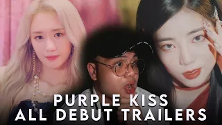 ALL 퍼플키스(PURPLE KISS) DEBUT TRAILERS | REACTION