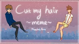 ⋆Dear Starboy⋆  Cut my hair ~meme~