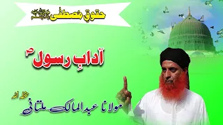 Adab e Rasool | Haqooq-e-Mustafa (S.A.W.) | By Abdul Malik Multani