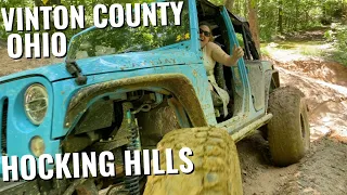 Exploring the Vinton County Ohio trails and Hiking Hocking Hills