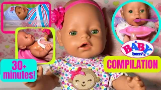 👑 Baby Born Gemma! First Feeding, First Bath & First Vacation! 30 Minute Compilation!