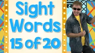 Sight Words | Ready to Read Sight Words | List 15 | Jack Hartmann