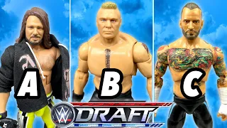 WWE FIGURE DRAFT BUT I CAN ONLY DRAFT 1 WRESTLER PER LETTER!