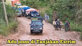 Truk L300 vs Carry Adu Jos Di Tanjakan Super Extrim